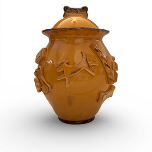 Carmel Ceramica Dog Treat Jar